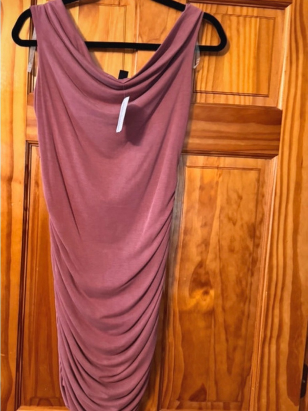 Windsor Mauve Draped Midi Dress